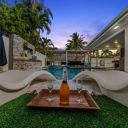 Villa Miami Luxury House W Heated Pool & Jacuzzi Exterior foto