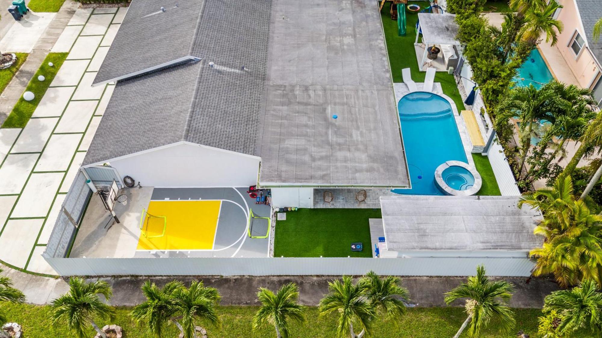 Villa Miami Luxury House W Heated Pool & Jacuzzi Exterior foto