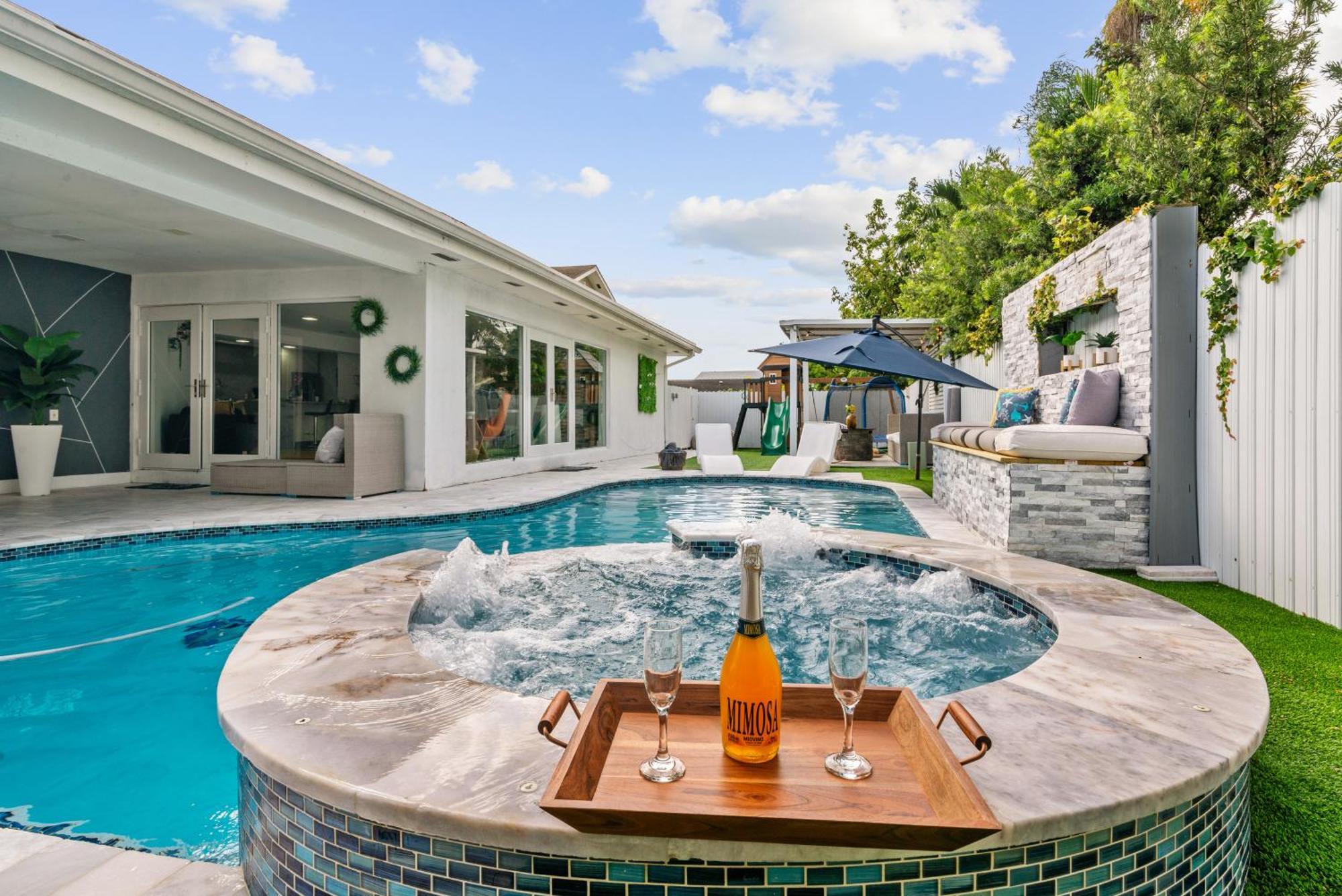 Villa Miami Luxury House W Heated Pool & Jacuzzi Exterior foto