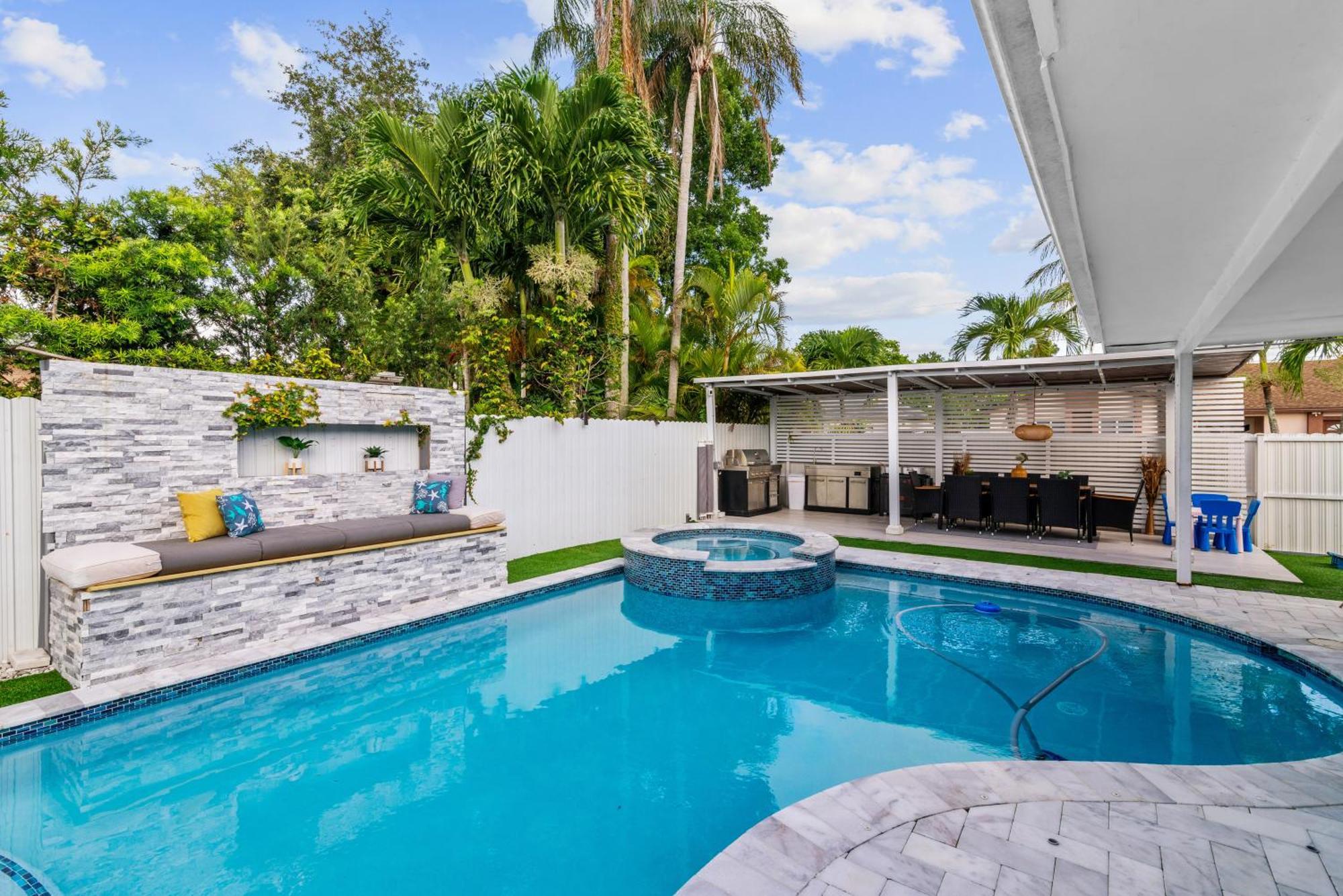 Villa Miami Luxury House W Heated Pool & Jacuzzi Exterior foto